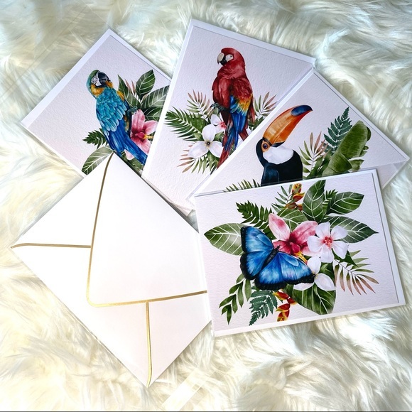 Set of Five “Amazonia Series” Elegant Greeting Cards & Luxury Envelopes - Picture 13 of 15